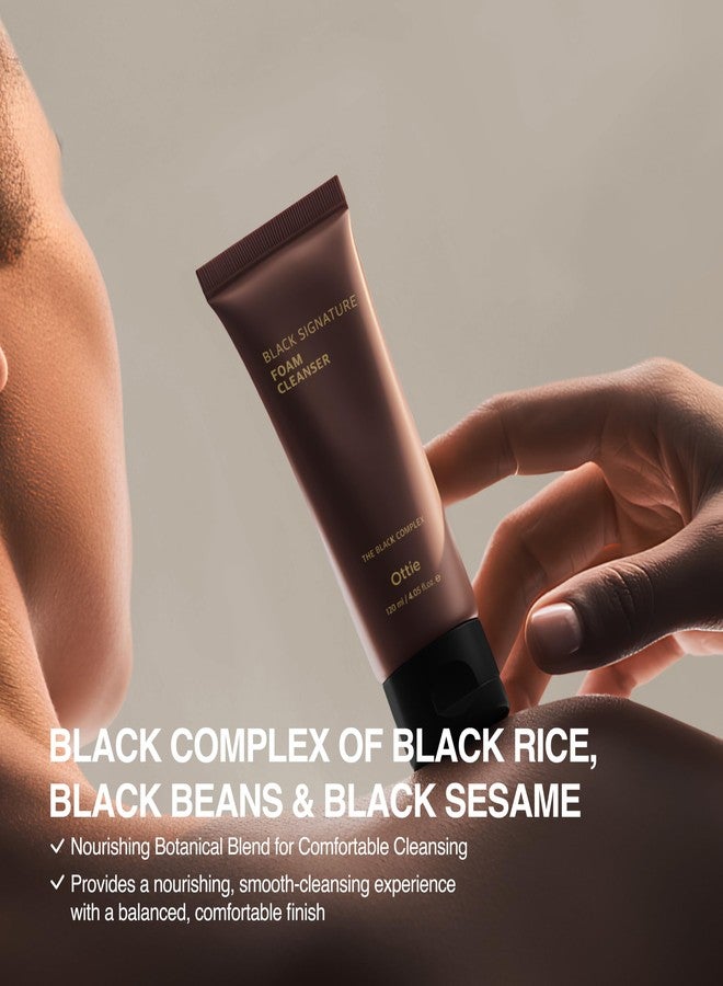 Ottie Black Signature Foam Cleanser 4.05 fl oz | facial cleanser, facewash, hydrating face wash, makeup remover, pore cleaner, foaming face wash, cleanser, travel face wash, face cleanser for women - Image 4